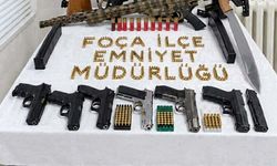 Foça'da düğünü savaş alanına çevirmişlerdi... Evlerinden cephanelik çıktı: 14 gözaltı!