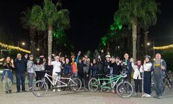 Engelleri birlikte aştılar: İzmir'de Beyaz Baston Günü'nde pedal sesi!