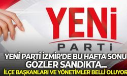 YENİ Parti İzmir'de bu hafta gözler sandıkta... İlçe başkanları ve yönetimler belli oluyor