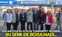 ADD Balçova'da 25 yıllık 'Cumhuriyet' geleneği bu sene de bozulmadı...