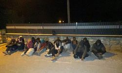 İzmir Urla'da 16 düzensiz göçmen yakalandı!