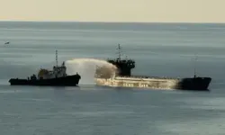 Dron saldırısına uğrayan geminin son durağı İzmir olacak!