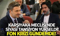 Karşıyaka Meclisi'nde siyasi tansiyon yükseldi! Fon krizi gündemde!