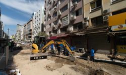 İzmir Büyükşehir duyurdu: Alsancak’ın o caddesinde altyapı bitti, sıra zemine geldi
