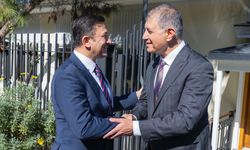 Seçimde rakiptiler, şimdi aynı saftalar!  Dağ’dan Tugay’a ziyaret