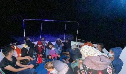 Bodrumda 18 göçmen kurtarıldı 