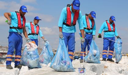 Bayram tatilinde İstanbul'da 1.440 ton çöp toplandı