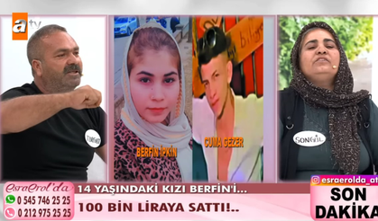 Esra Erol'da skandal: 14 yaşındaki kız 100 bin TL karşılığında akrabasına satılmış!