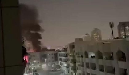 Dubai’de ABD Konsolosluğu yakınında İHA alarmı: Yangın kontrol altına alındı!