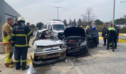 Manisa’da feci kaza: Kontrolden çıkan otomobil kamyonete çarptı, 1 kişi hayatını kaybetti