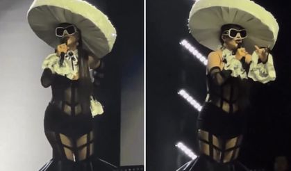 Ülker Arena’da görsel şov: Hande Yener’in fütüristik performansı sosyal medyayı salladı!