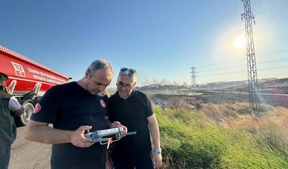 Foça'da makilik alanda yangın paniği: Alevler yerleşim yerlerine ulaşmadan söndürüldü