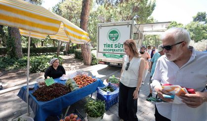 Başkan Mutlu'dan Kültürpark Üretici Pazarı'na ziyaret! "Yerel üreticilerimizi desteklemeye devam edeceğiz"