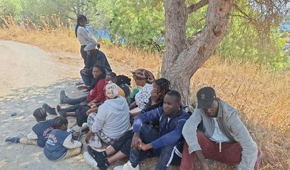 İzmir Foça’da düzensiz göçmen operasyonu: 18 kişi yakalandı
