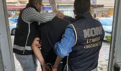İzmir’de 19 yıl 9 ay hapis cezasıyla aranan suçlu yakalandı