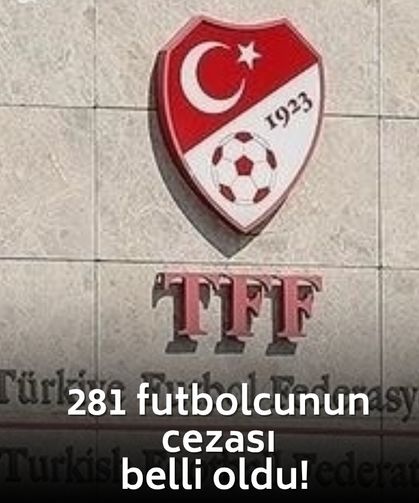 Bahis oynayan 281 futbolcunun cezası belli oldu!