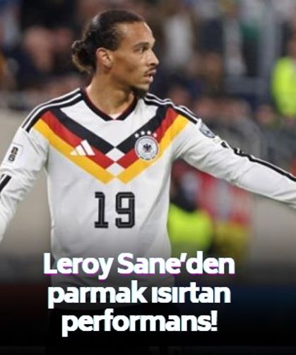 Almanya, Slovakya karşısında maça damga Leroy Sane'nin kalitesine şapka çıkarıyor!