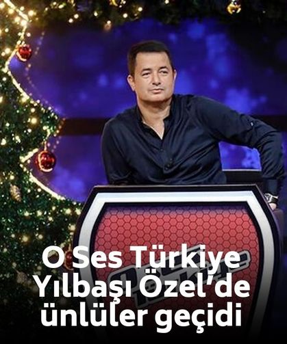 O Ses Türkiye Yılbaşı Özel’de ünlüler geçidi