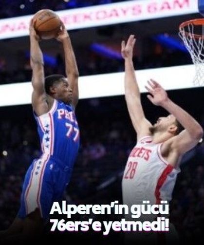 Houston uzatmaları sevmiyor! Alperen Şengün ve Adem Bona'nın kapışmasında kazanan 76ers oldu