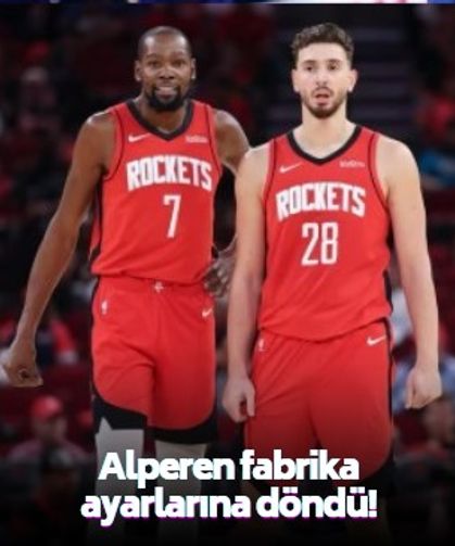 Alperen Şengün ve Kevin Durant el ele verdi, Houston Memphis'i rahat geçti