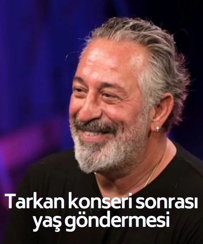 Cem Yılmaz'dan Tarkan konseri sonrası yaş göndermesi!