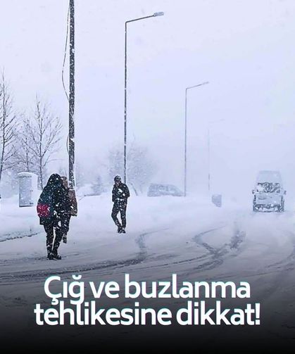 Meteoroloji kar yağışı için saat verdi... O bölgeler beyaza bürünecek! Buzlanma ve çığ tehlikesi!
