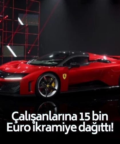 5 bin çalışana kişi başı 15 bin Euro ikramiye dağıttı!