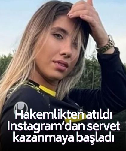 Hakemlikten atıldı, Instagram'da özel fotoğraflar paylaşmaya başladı: Elif Karaarslan'ın aylık geliri gündem oldu!