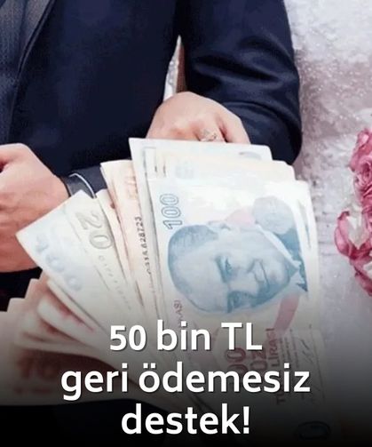 Evlilik hazırlığı yapanlara müjde! Belediye Başkanı duyurdu: 50 Bin TL geri ödemesiz destek!