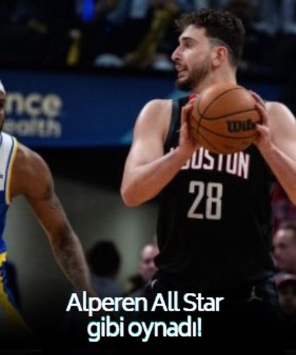 Rakip potaya 39 sayı bırakan Alperen Şengün gerçek bir All Star gibi oynadı!