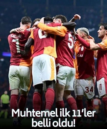 Torino’da kritik gece! Dev rövanş öncesi Galatasaray–Juventus muhtemel ilk 11’leri belli oldu