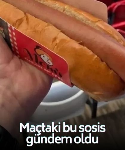 Nottingham Forest-Fenerbahçe maçındaki bu sosis gündem oldu!