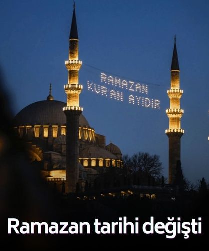 Hilal görüldü, ramazan tarihi değişti! Diyanet açıklama yaptı!