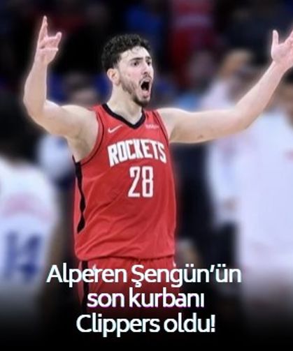 Houston, konuk ettiği Clippers'ı All Starları Alperen Şengün ve Kevin Durant'la aşmayı bildi