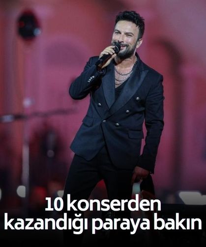 Tarkan'ın konserlerden kazandığı para şoke etti!