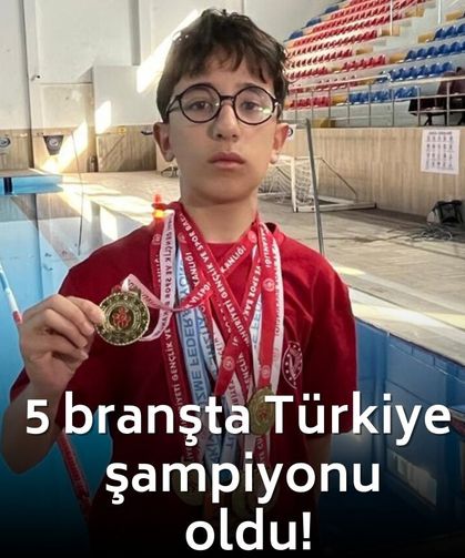 İzmir'in altın sporcusu: Raşitizmi yendi, 5 branşta Türkiye şampiyonu oldu!