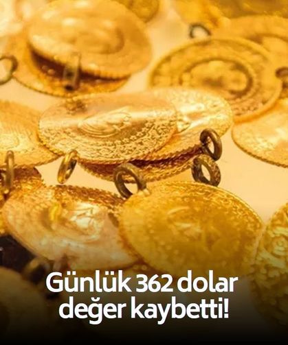 Tarihi kayıp! Ons altın günlük 362 dolar değer kaybetti