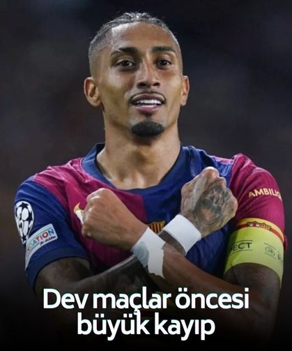 Dev maçlar öncesi büyük kayıp: Raphinha uzun süre yok!
