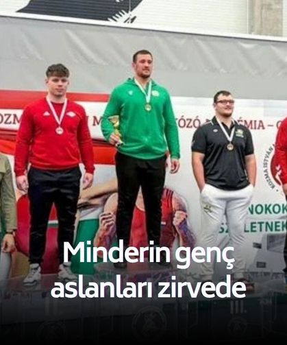 Minderin genç aslanları Macaristan’da zirvede