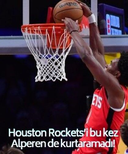 Alperen Şengün ve Houston, Golden State Warriors'a uzatmalarda teslim oldu!