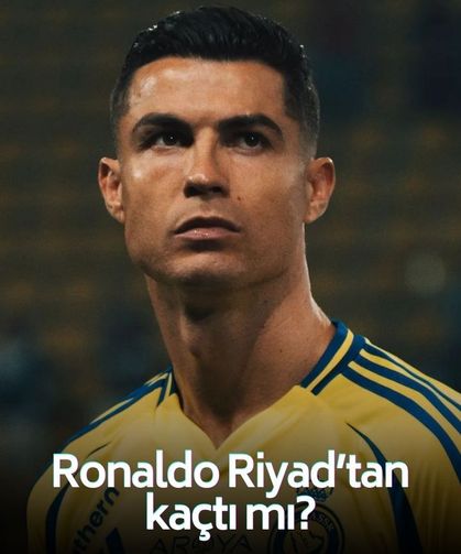 Ronaldo, savaş çıkan Riyad'tan kaçtı! Al Nassr açıklama yaptı!