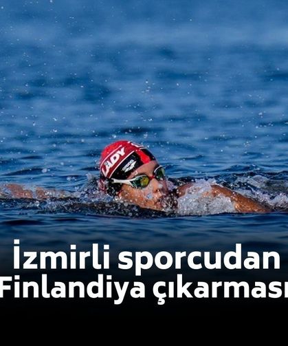 İzmirli sporcudan Rotary bayrağıyla Finlandiya çıkarması!
