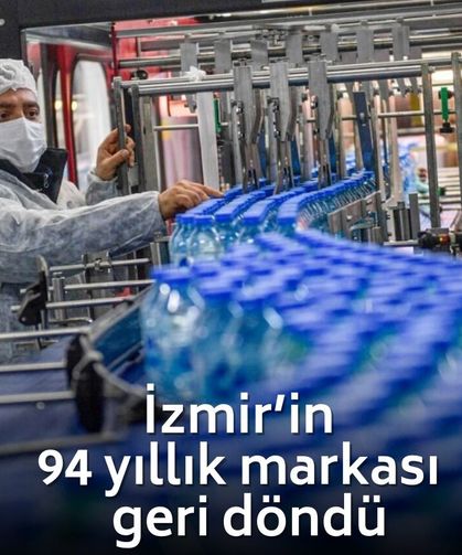 Şaşal Su’da yeni dönem! İzmir’in 94 yıllık markası Saat Kulesi logosuyla geri döndü