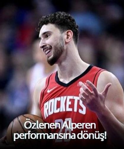 Alperen bu kez fabrika ayarlarına dönüş sinyali verdi! Houston, Wizards engelini zorlansa da geçmeyi başardı