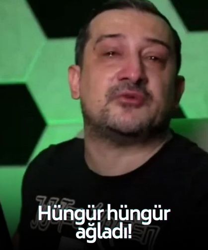 Serhat Akın canlı yayında gözyaşlarına boğuldu: ''Anaya bacıya....''