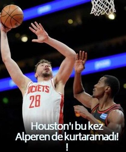 Alperen Şengün fabrika ayarlarına döndü ama Houston'a bu da yetmedi!