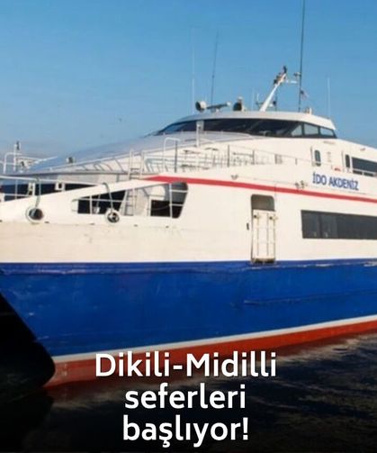 İzmir Dikili'den Midilli'ye kalkan hat yeniden devreye giriyor! İşte detaylar