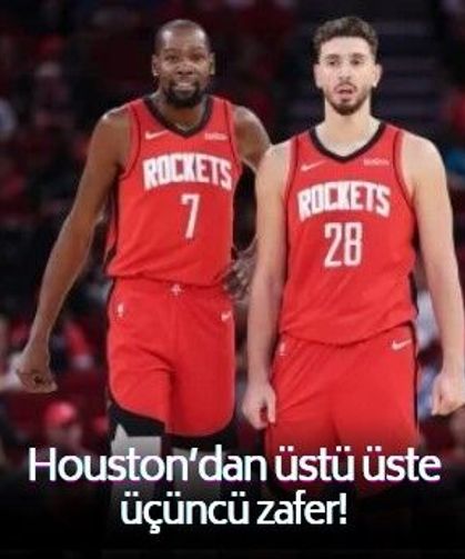 Houston'dan üstü üste üçüncü galibiyet! Zorlu Knicks engelini aşmayı başardı