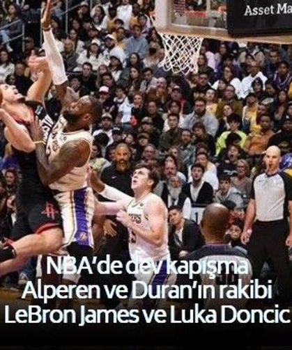 NBA'de dev kapışma! Alperen Şengün'ün play-off'taki rakibi LeBron James ve Luka Doncic