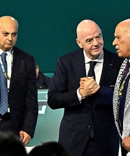 FIFA sahnesinde skandal hareket! Filistinli temsilci tepki gösterip sahneyi terk etti!